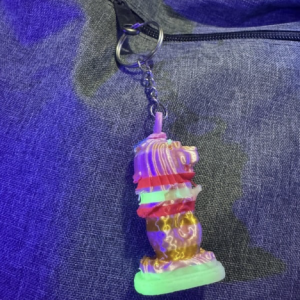 Special Edition SG60 Rainbow Luminous Merlion Keychain