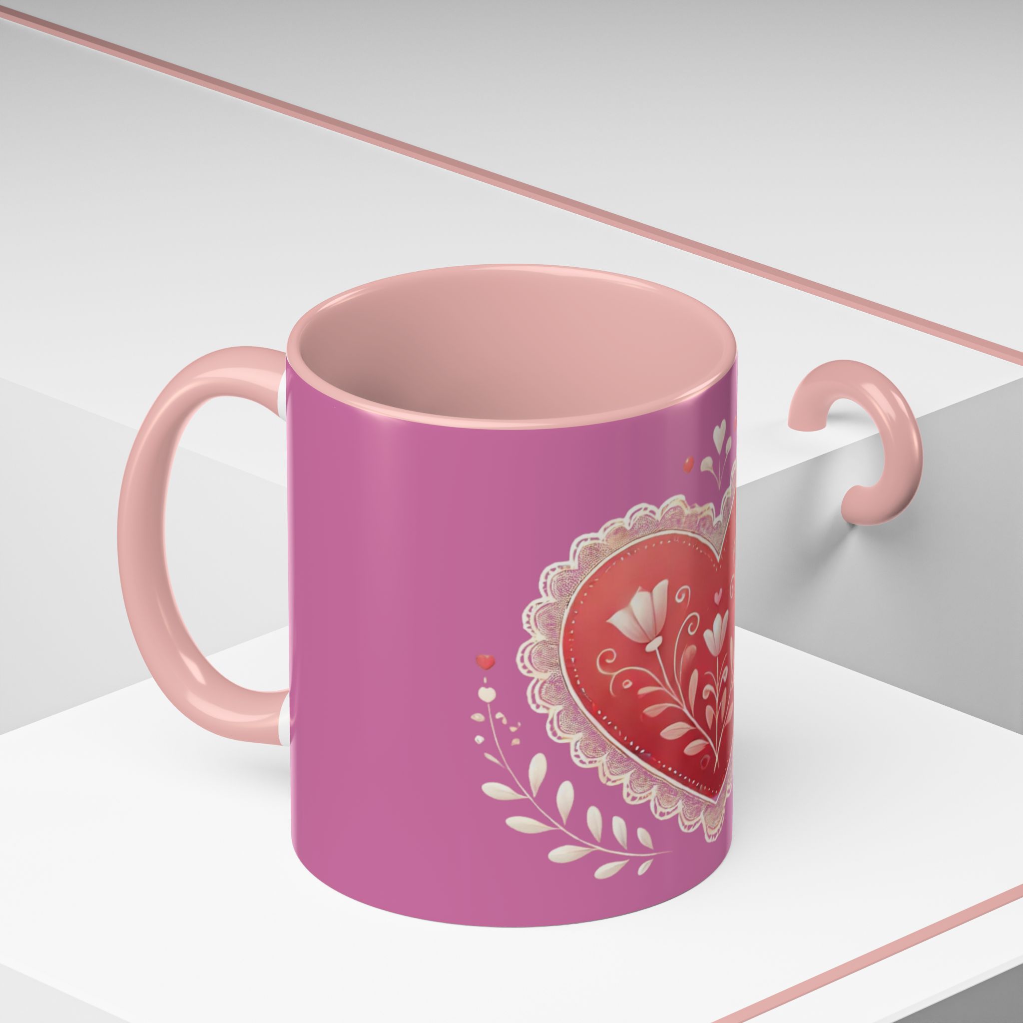 Mug - Romantic Valentine’s Day Heart Mug - Image 6
