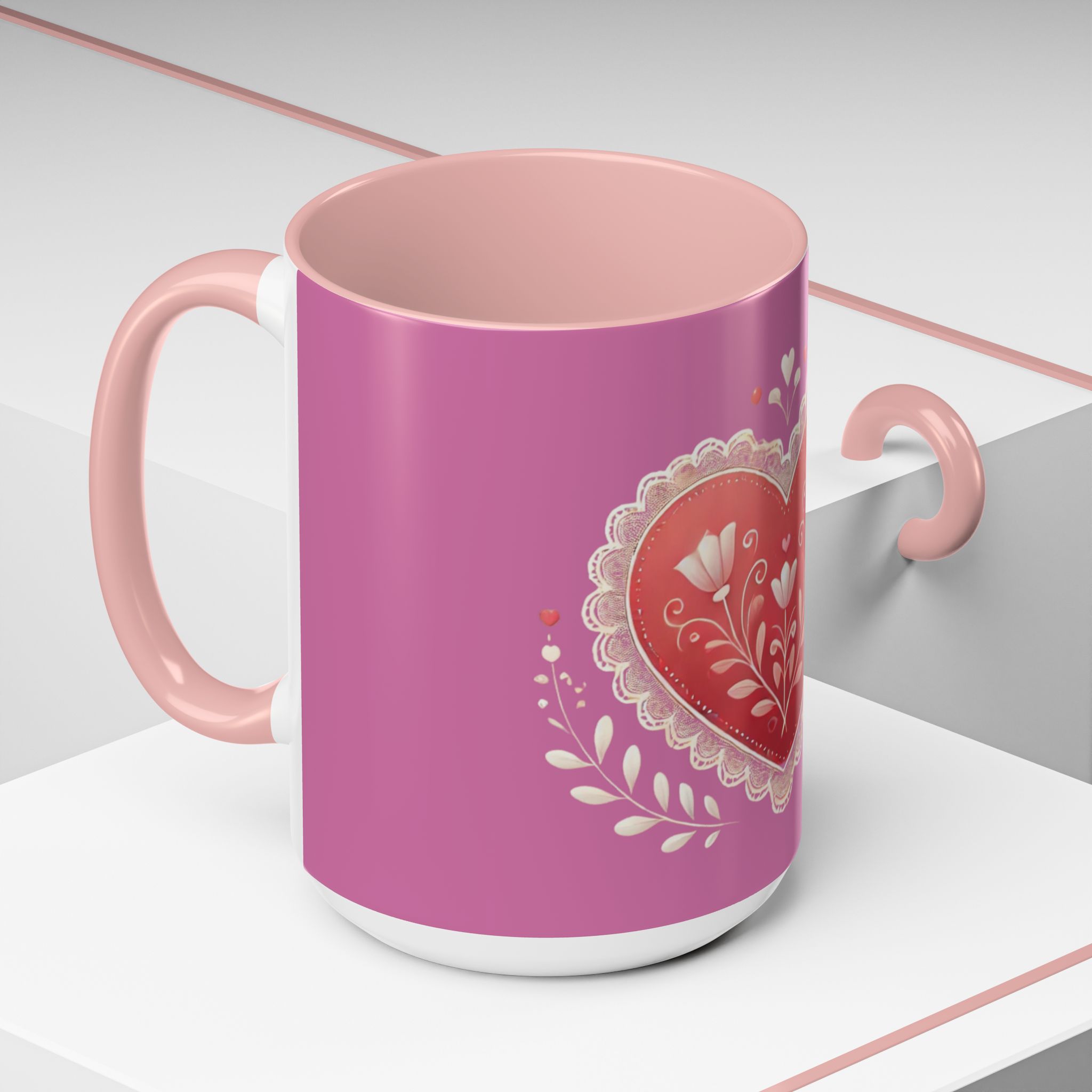 Mug - Romantic Valentine’s Day Heart Mug - Image 12