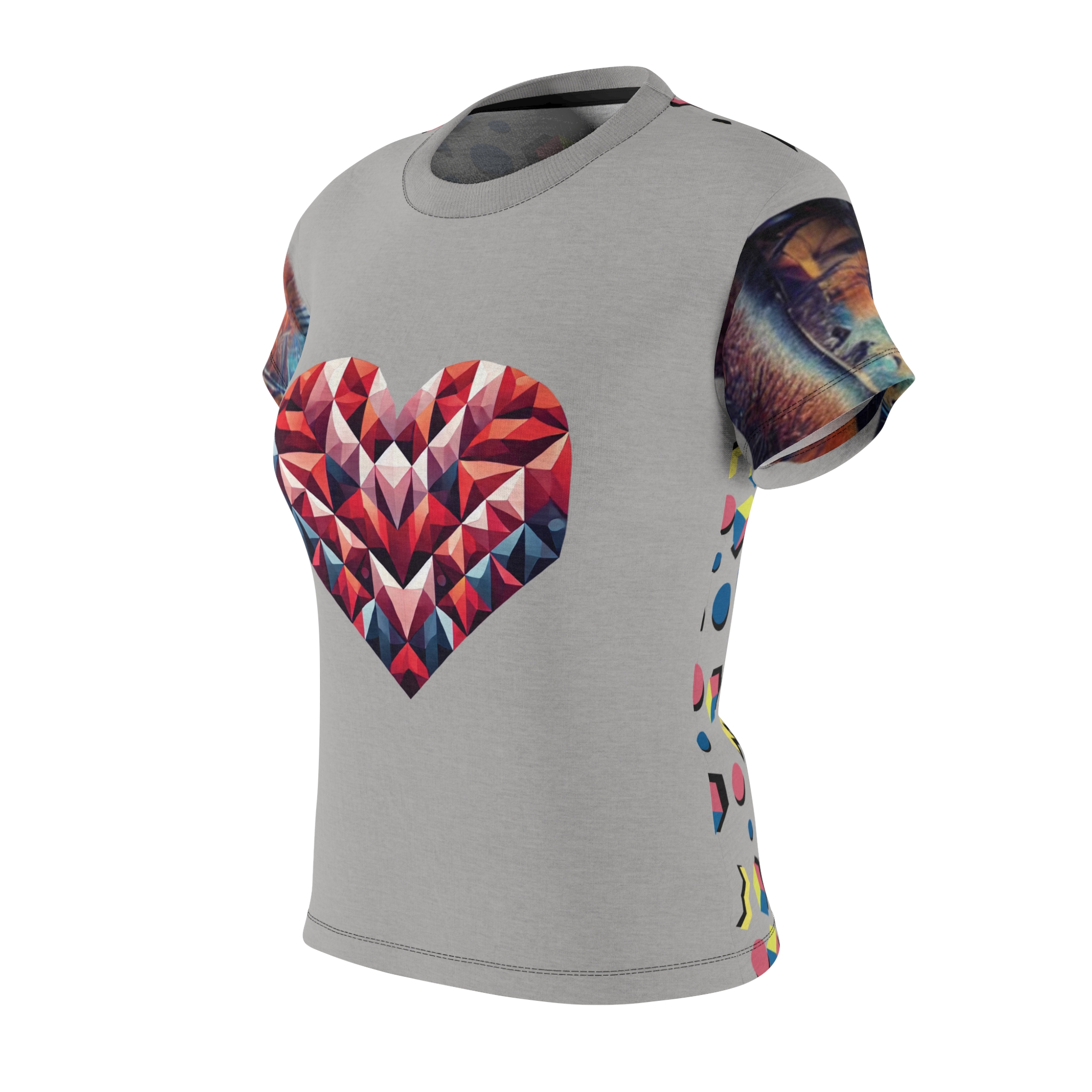 Women's Tee - Geometric Lover Tee, Modern Design T-Shirt - Image 5