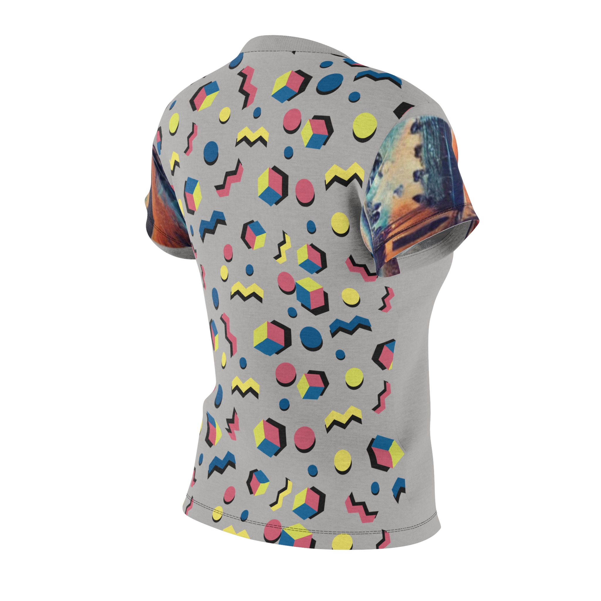 Women's Tee - Geometric Lover Tee, Modern Design T-Shirt - Image 6