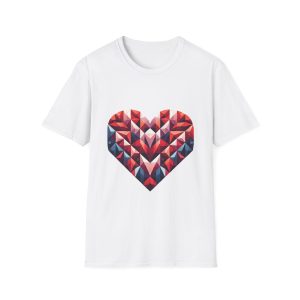 Tee - Geometric Lover Tee, Simple Design T-Shirt