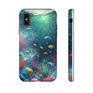 Mobile Cover - Tough Aquarium theme Casing - For iPhone, Android models.