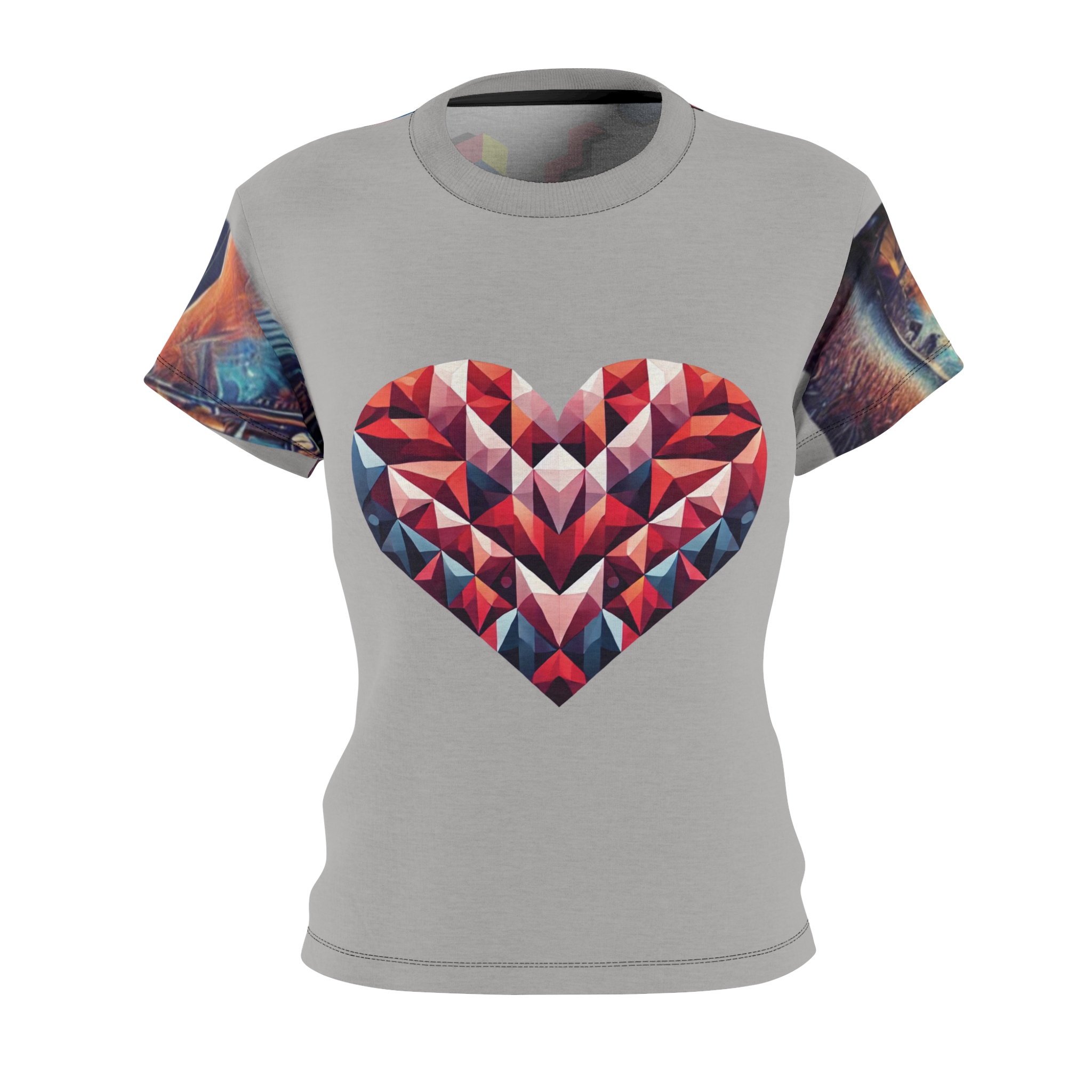 Women's Tee - Geometric Lover Tee, Modern Design T-Shirt - Image 4