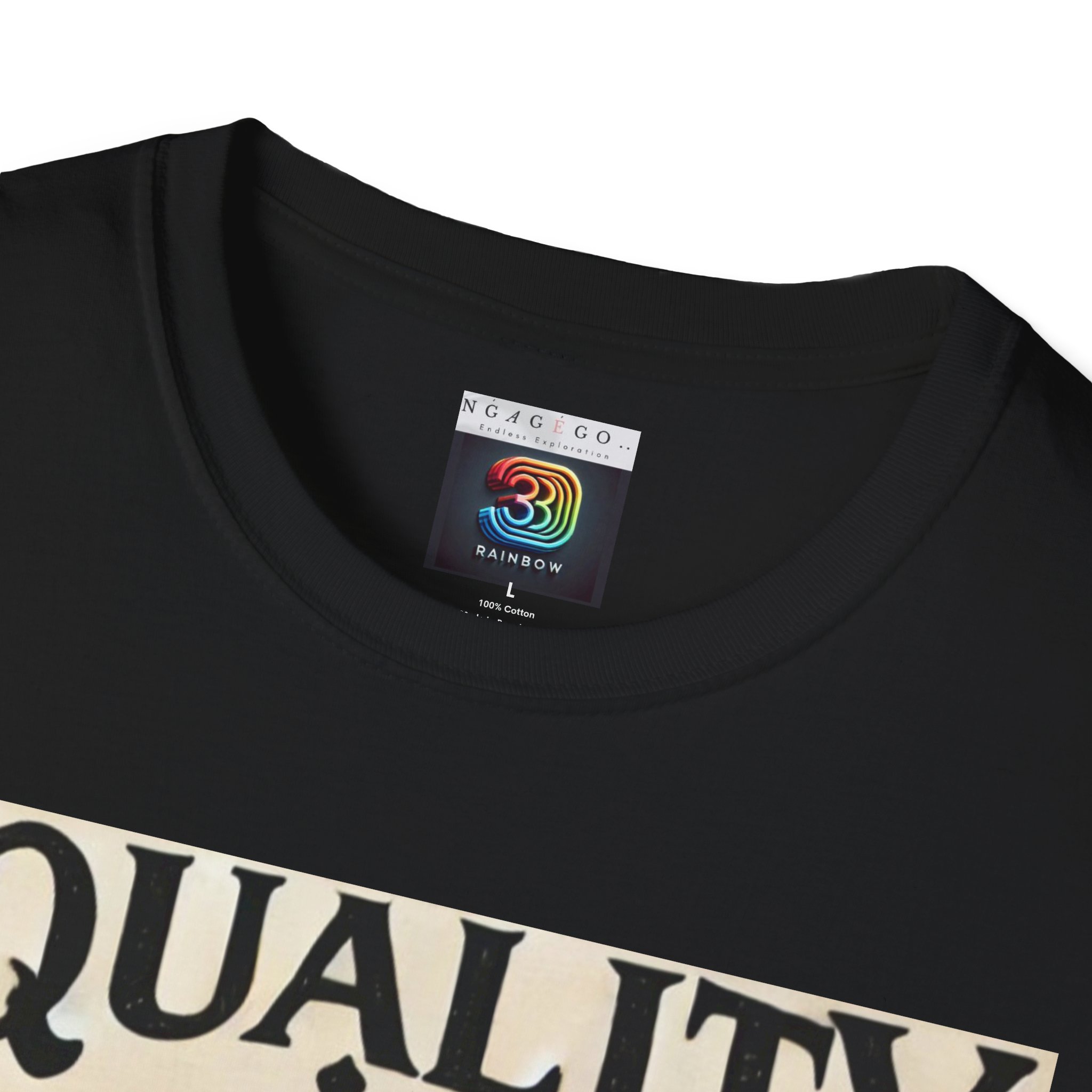 "Equality is not optional" Unisex Softstyle T-Shirt - Series 2 Worldwide delivery! - Image 3