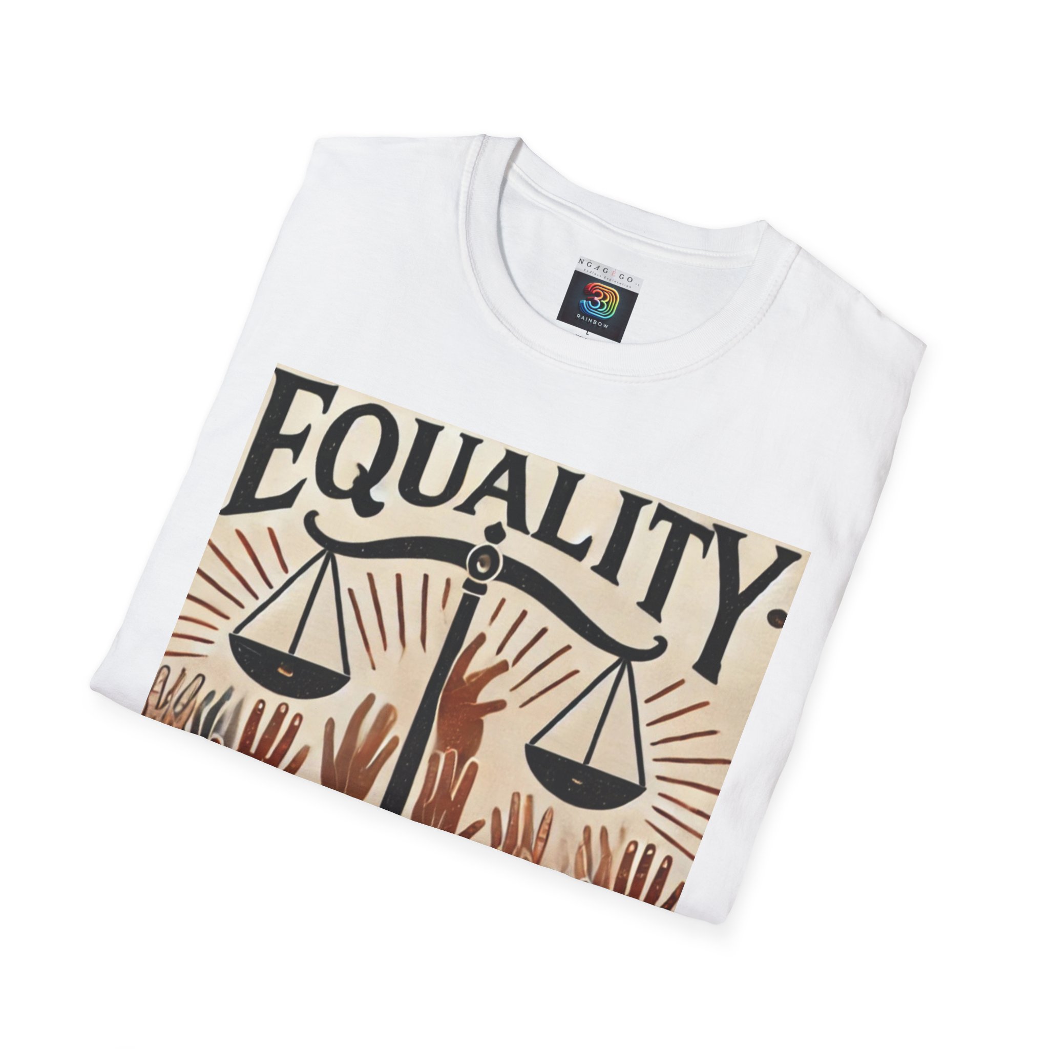 "Equality is not optional" Unisex Softstyle T-Shirt - Series 2 Worldwide delivery! - Image 14
