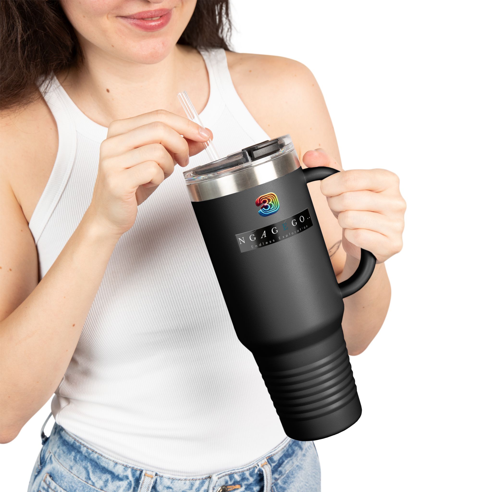 The NGAGEGO Travel Mug Experience, 40oz - Stay Fueled for Adventure - Image 5