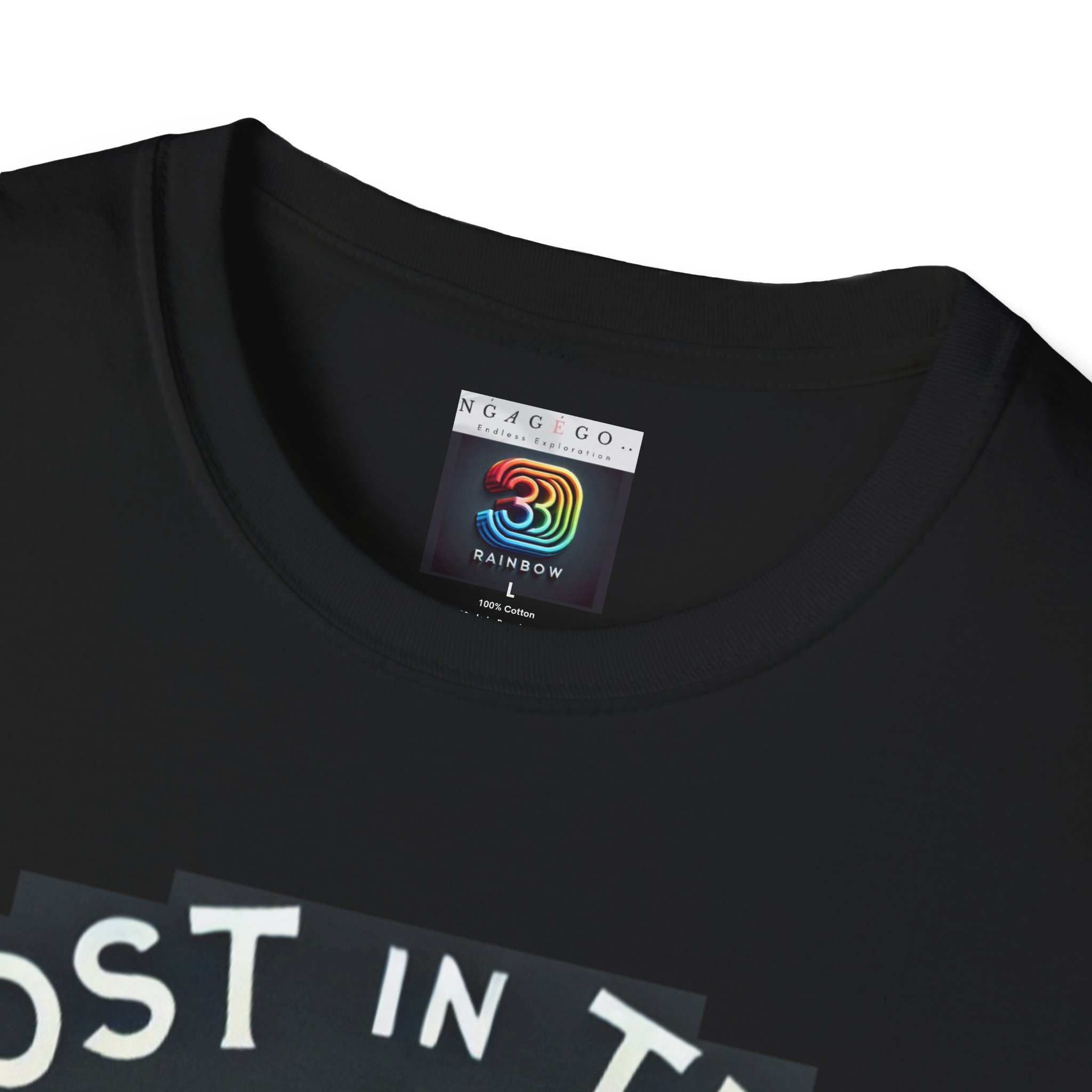 "Lost in the right direction" Unisex Softstyle T-Shirt Worldwide delivery! - Image 3