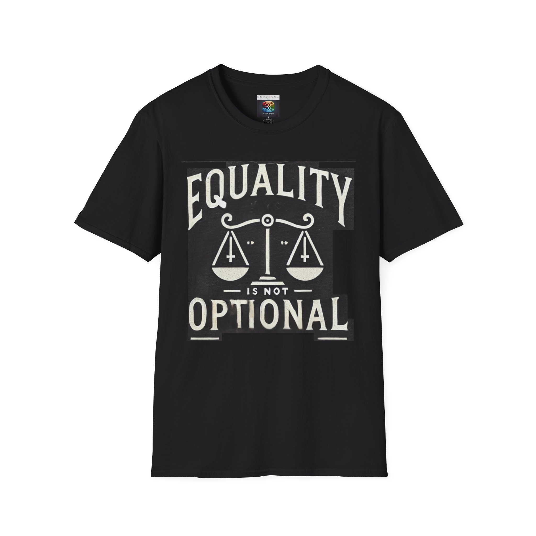 "Equality is not optional" Unisex Softstyle T-Shirt ~ 1dollarProfitOnly!+TopQuality!+Worldwide Trackable delivery!