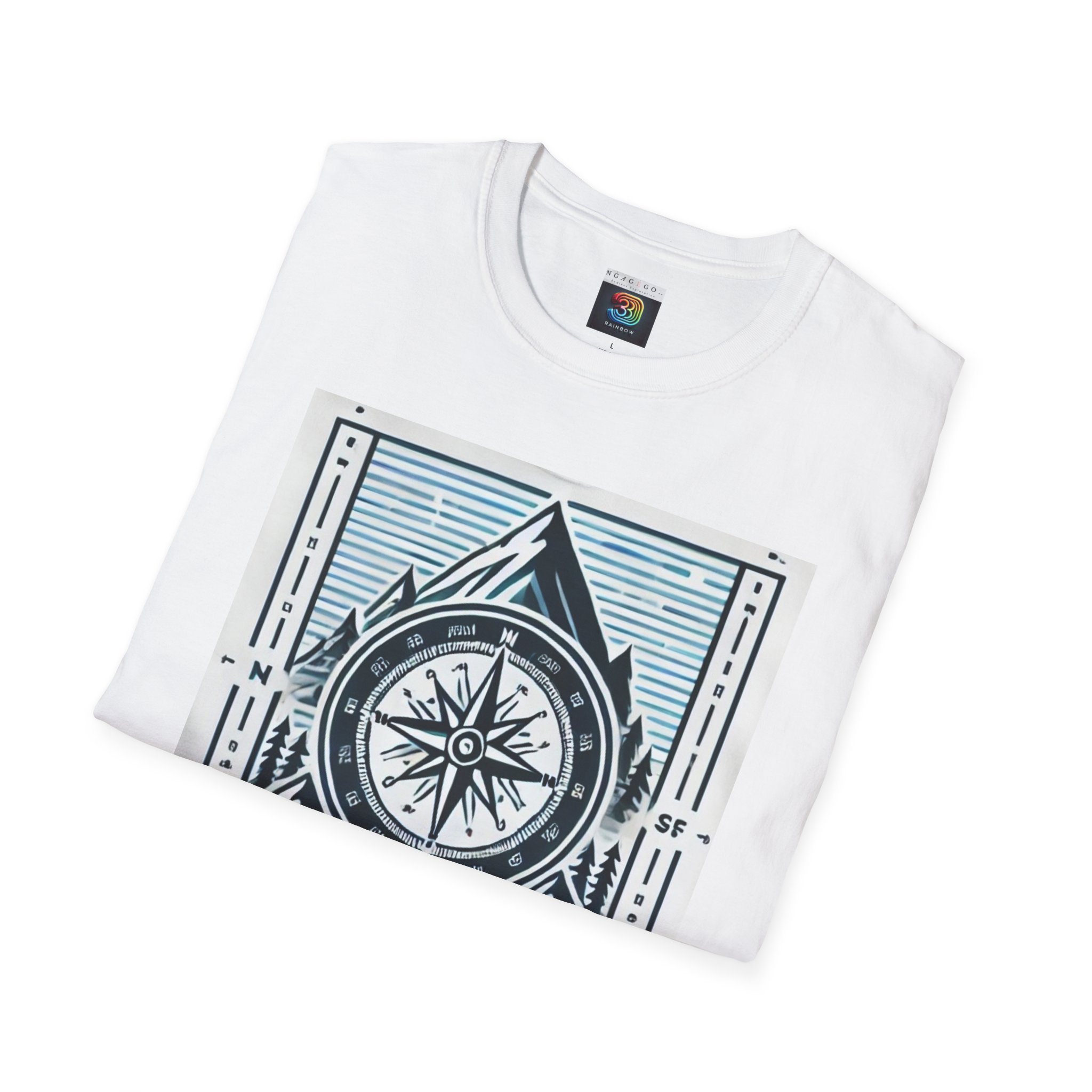 "Lost in the right direction" Unisex Softstyle T-Shirt - Series 3 Worldwide delivery! - Image 14