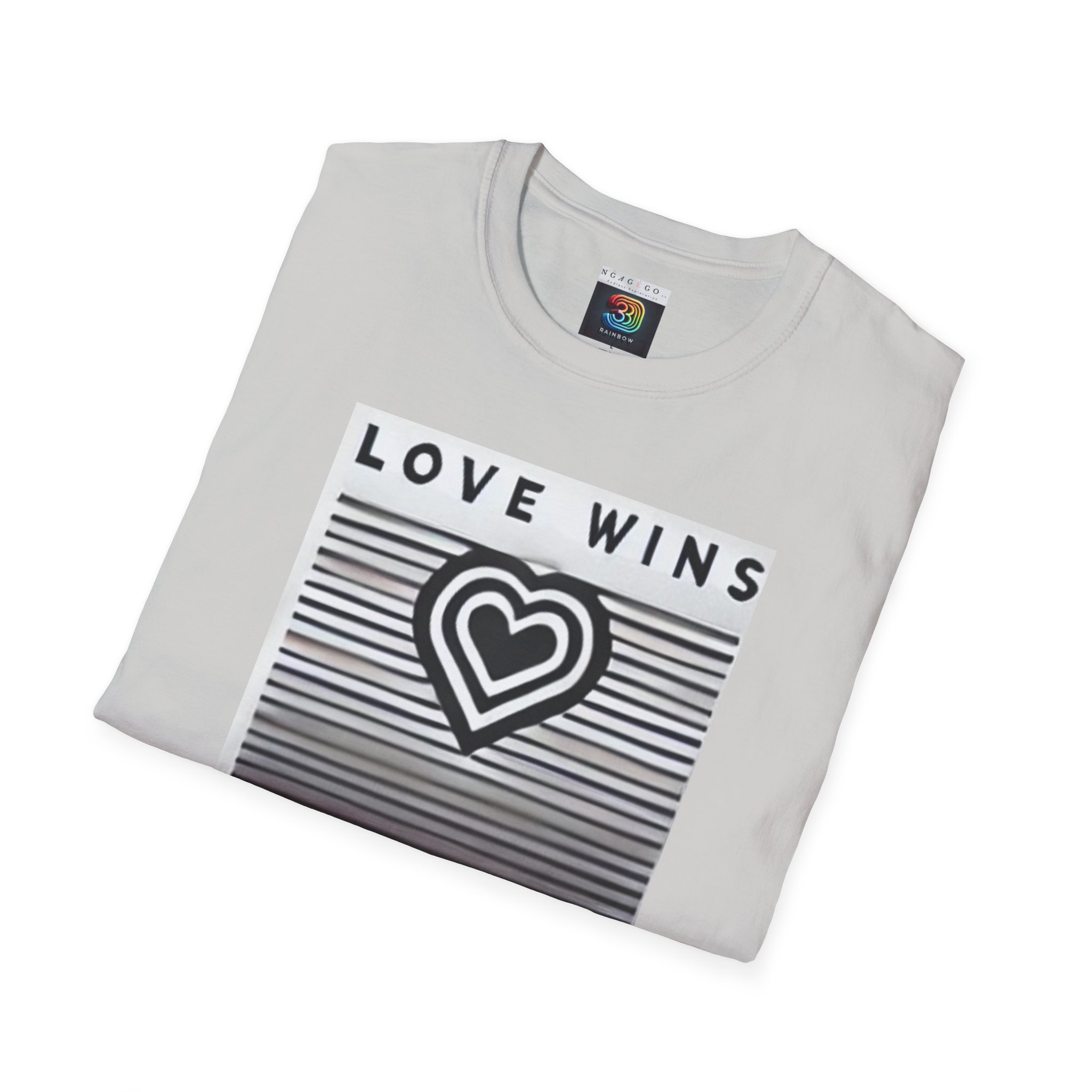 "Love wins" Unisex Softstyle T-Shirt, Worldwide delivery! - Image 14