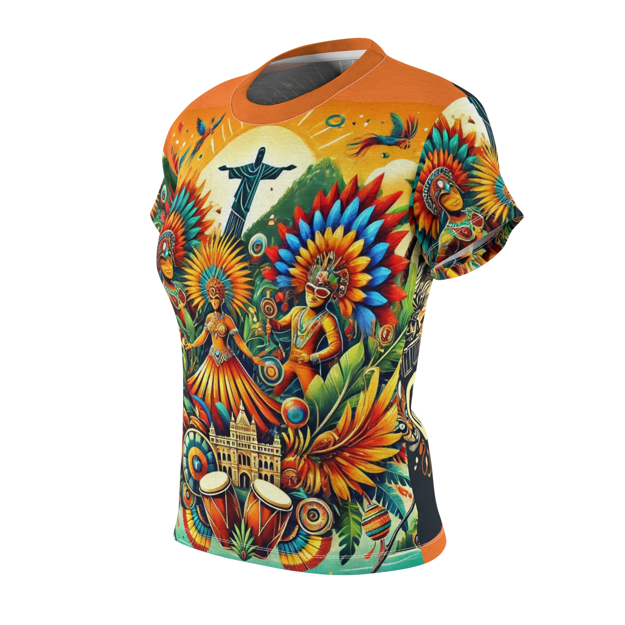 Women's Celebration of Brazilian Culture and Festivity T-Shirt - Image 2
