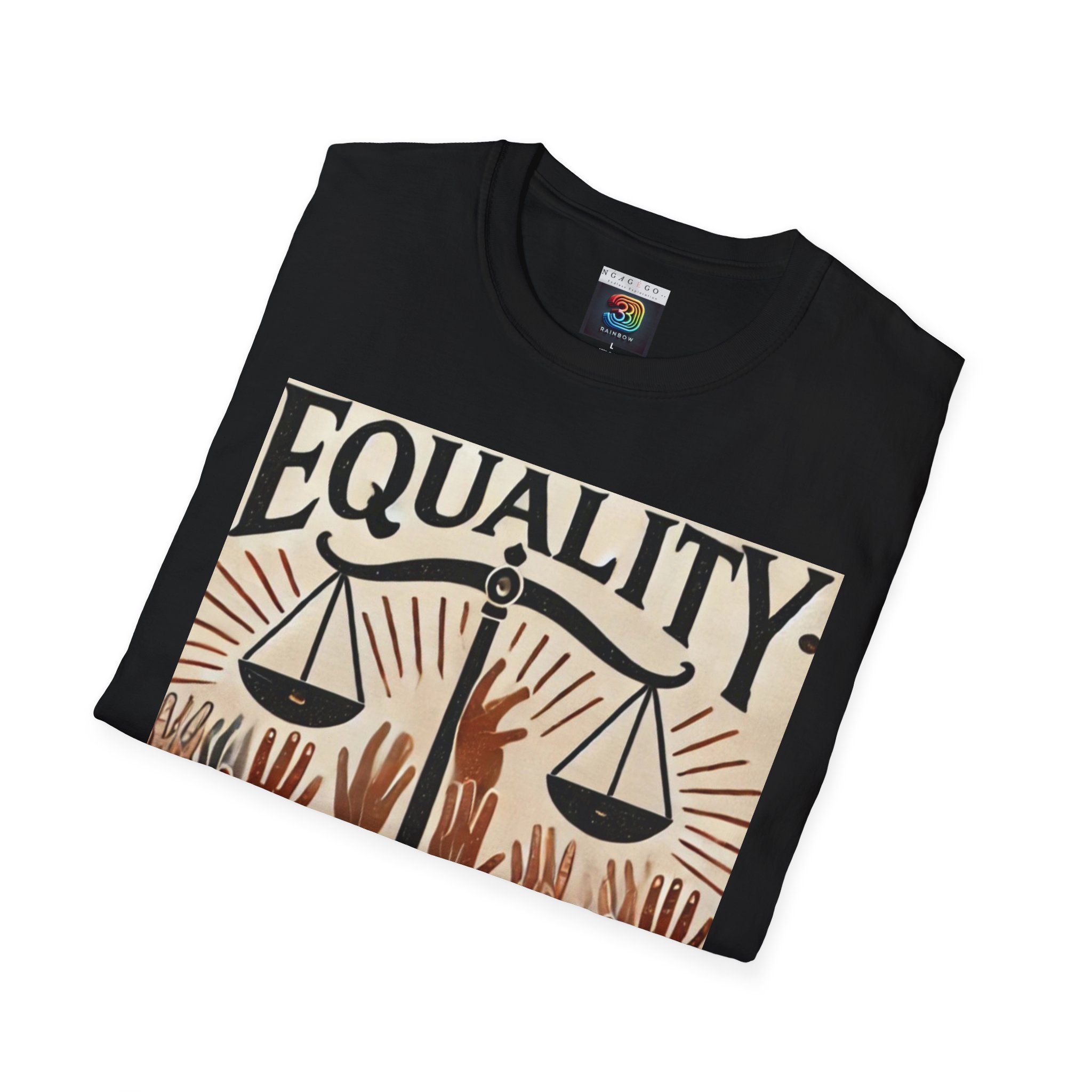 "Equality is not optional" Unisex Softstyle T-Shirt - Series 2 Worldwide delivery! - Image 4