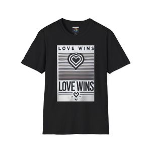 "Love wins" Unisex Softstyle T-Shirt, Worldwide delivery!