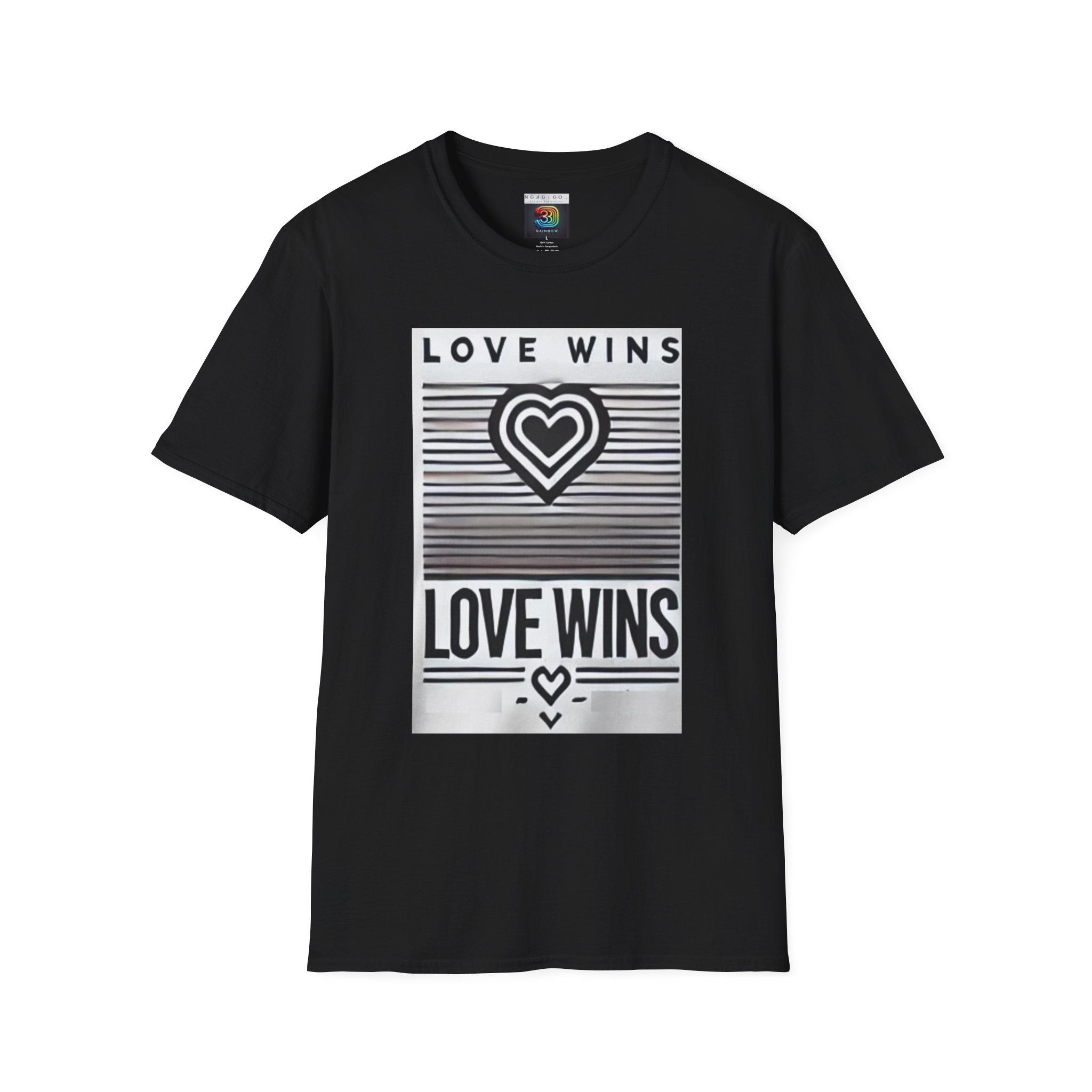 "Love wins" Unisex Softstyle T-Shirt, Worldwide delivery!