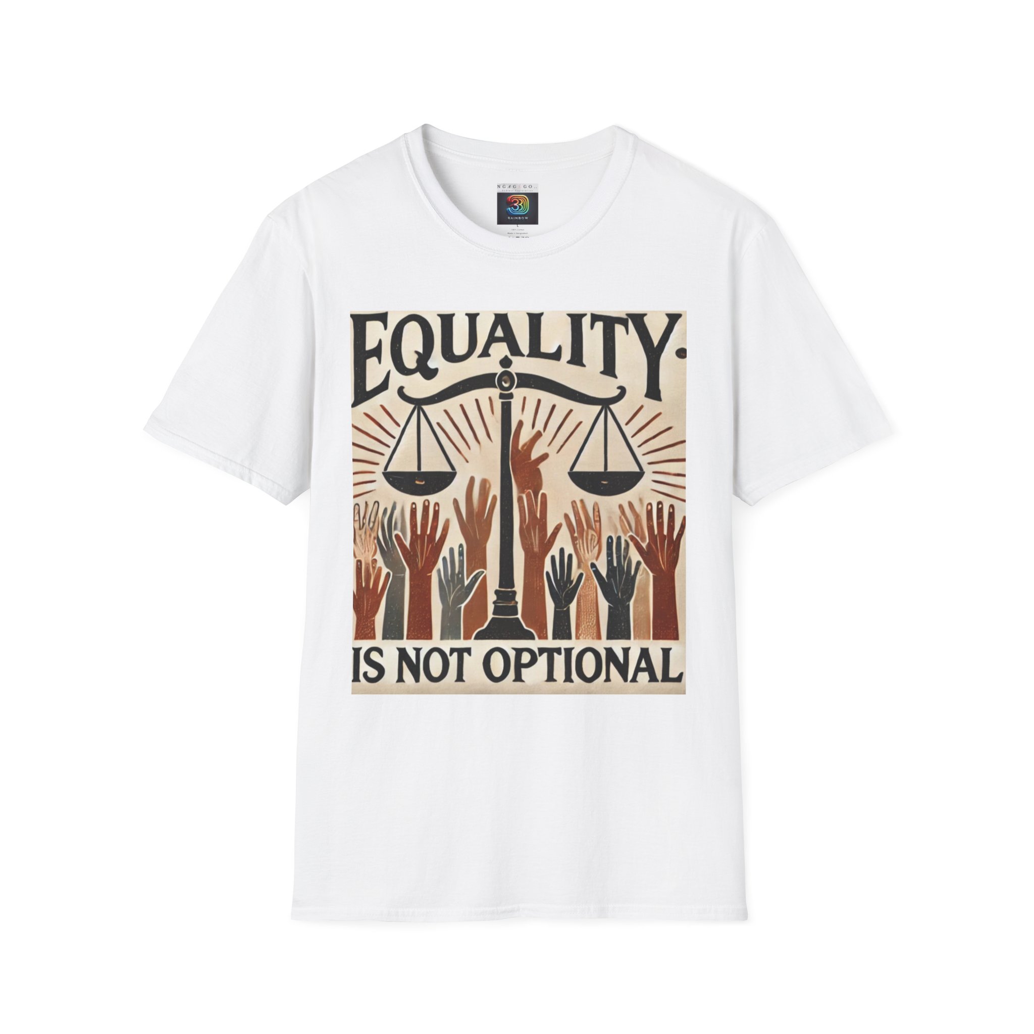 "Equality is not optional" Unisex Softstyle T-Shirt - Series 2 Worldwide delivery! - Image 11