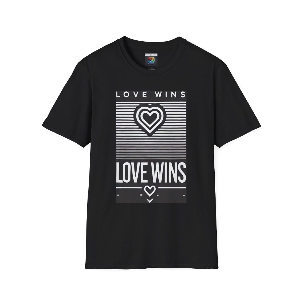 "Love wins" Unisex Softstyle T-Shirt - Series 2 Worldwide delivery!