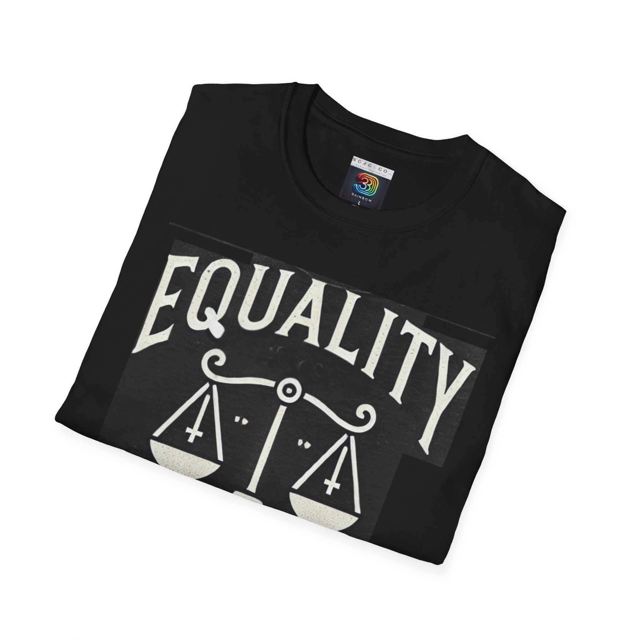"Equality is not optional" Unisex Softstyle T-Shirt ~ 1dollarProfitOnly!+TopQuality!+Worldwide Trackable delivery! - Image 4