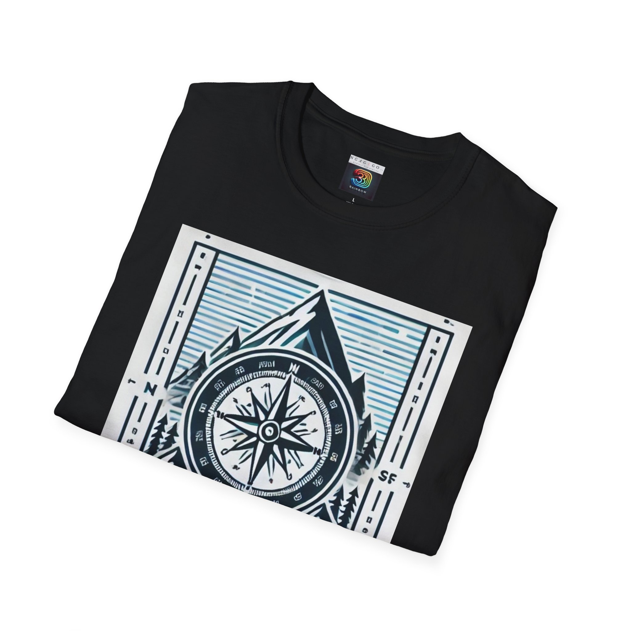 "Lost in the right direction" Unisex Softstyle T-Shirt - Series 3 Worldwide delivery! - Image 4