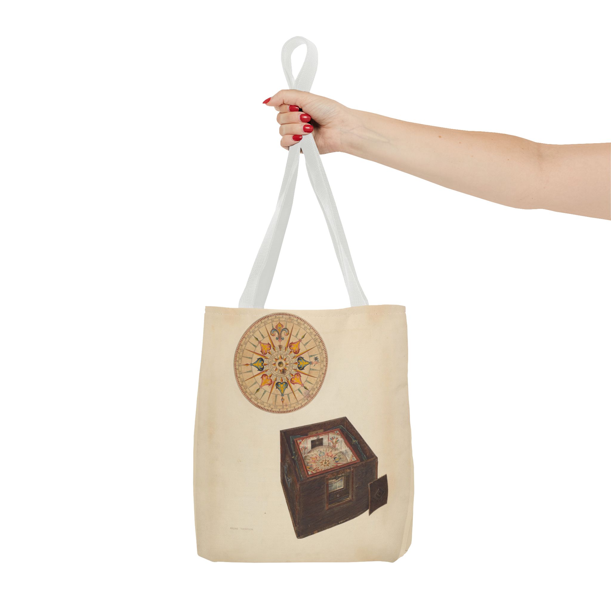Vintage Art Tote Bag - Archie Thompson Floating Compass Design - Image 28