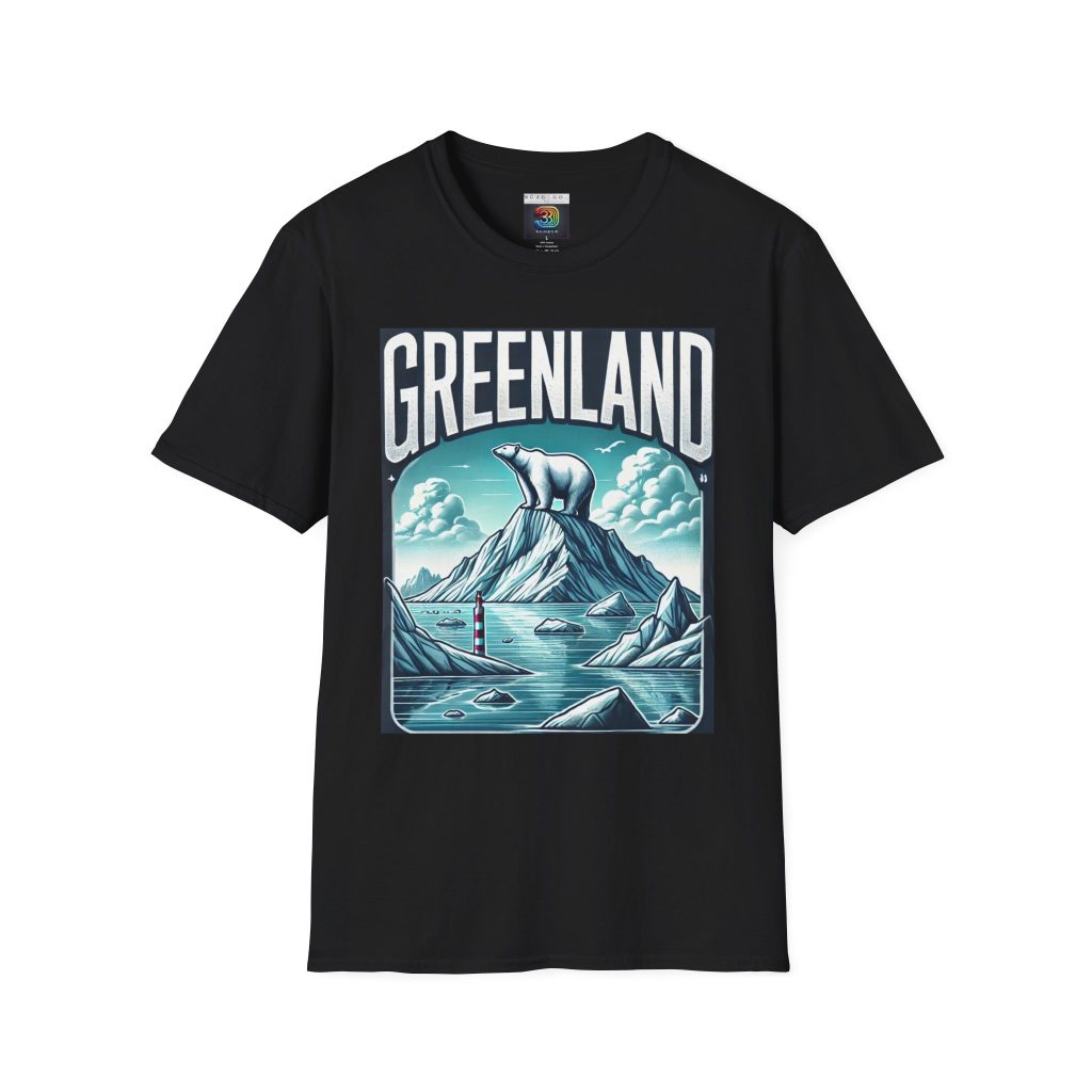 Greenland Polar Bear Souvenir T-Shirt – Arctic Wildlife Adventure Worldwide delivery!