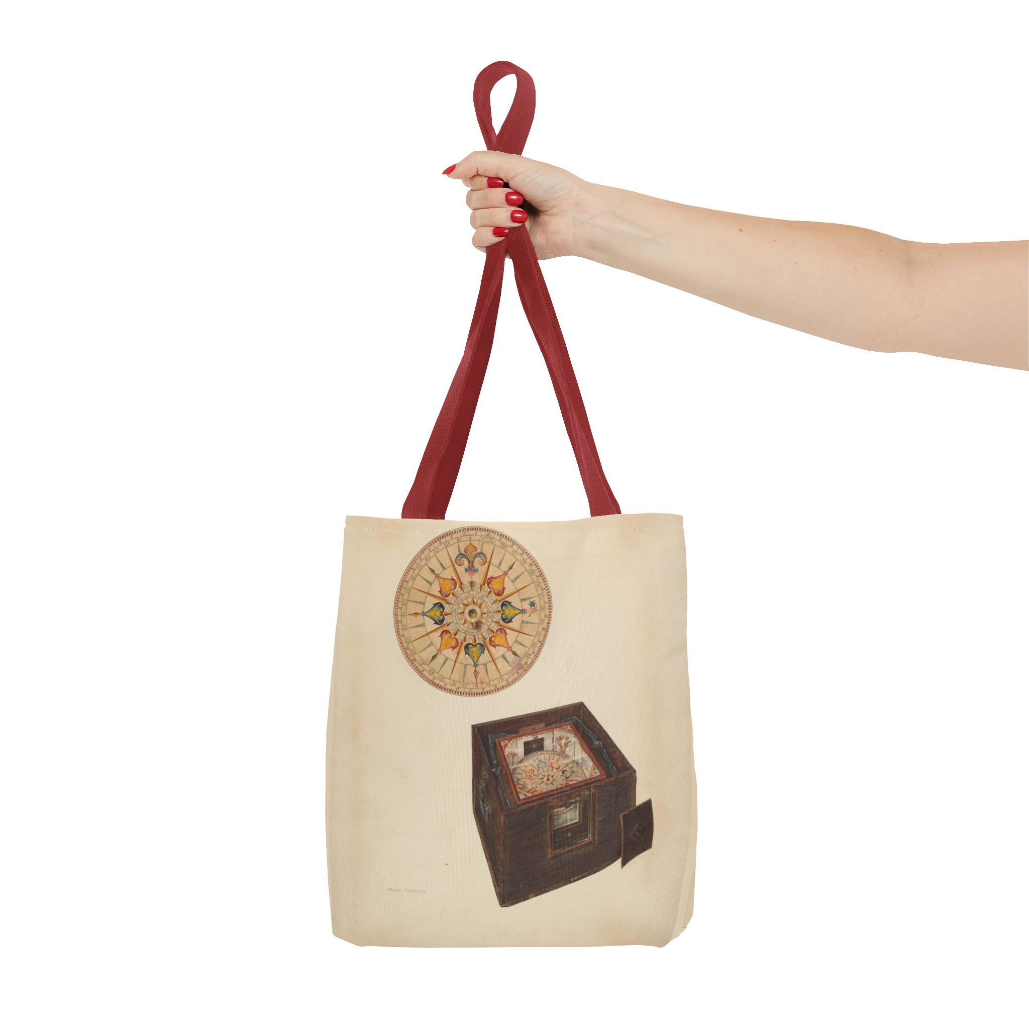 Vintage Art Tote Bag - Archie Thompson Floating Compass Design - Image 16