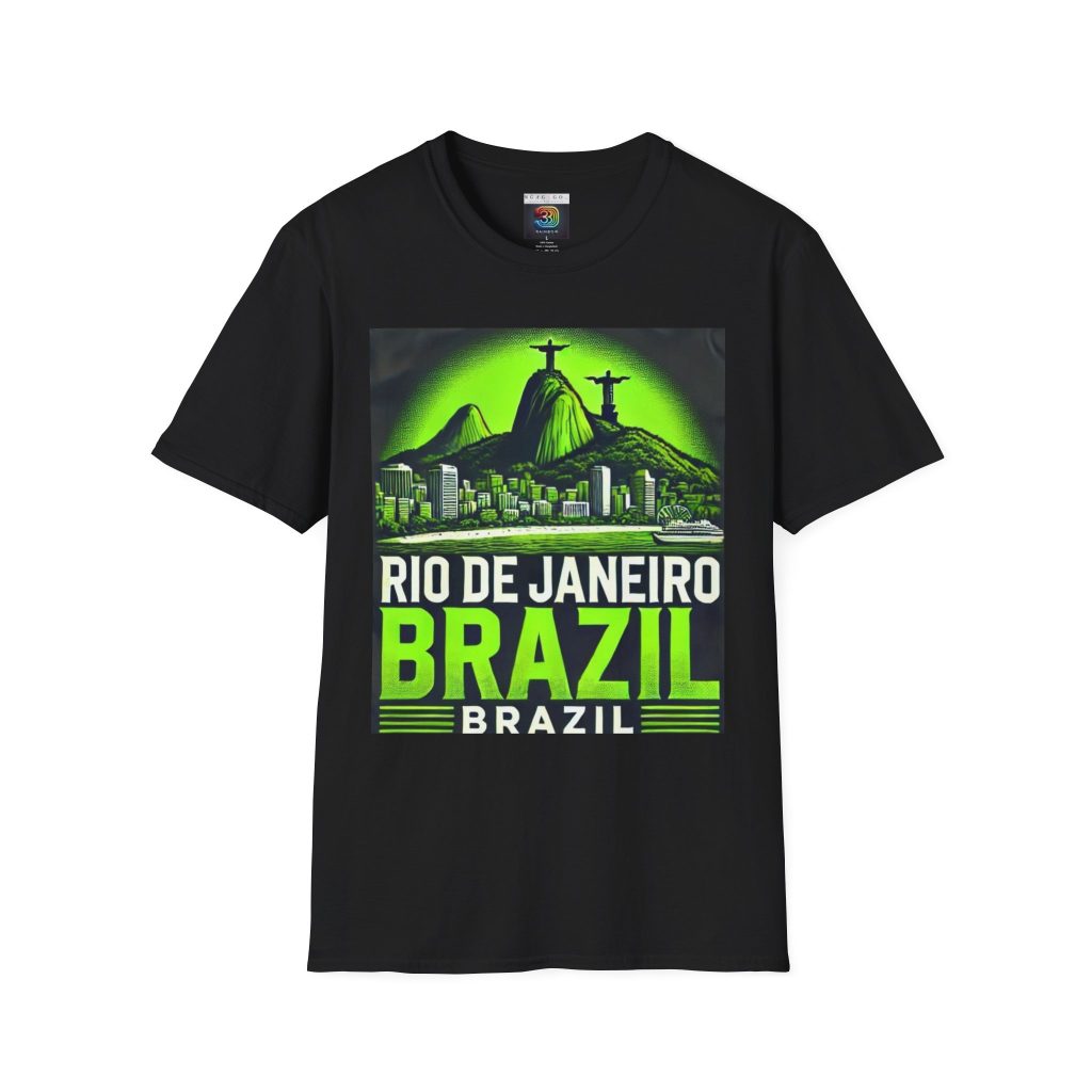 Rio de Janeiro Brazil Tourist Souvenir T-Shirt – Iconic Landmark Design Worldwide delivery!
