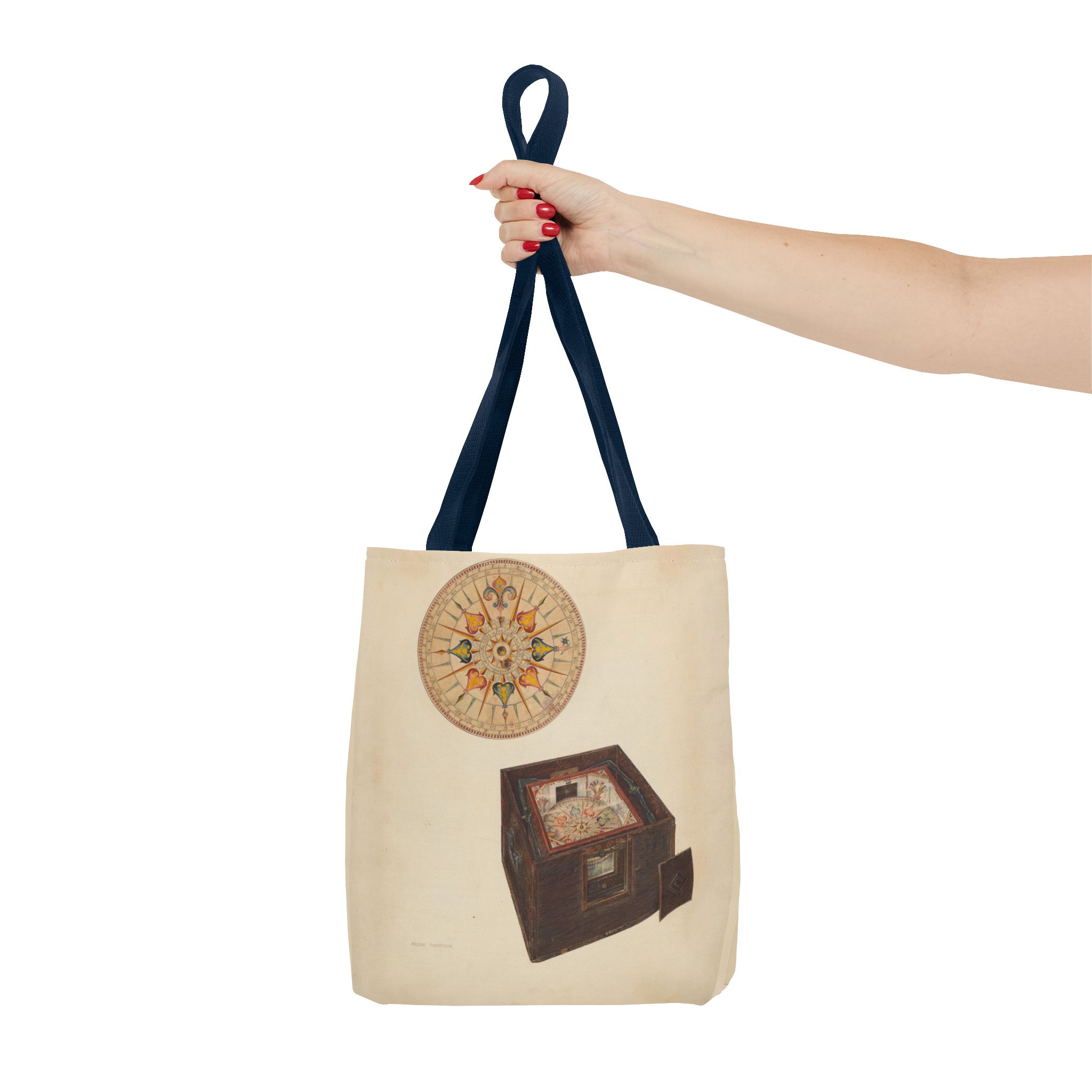 Vintage Art Tote Bag - Archie Thompson Floating Compass Design - Image 52