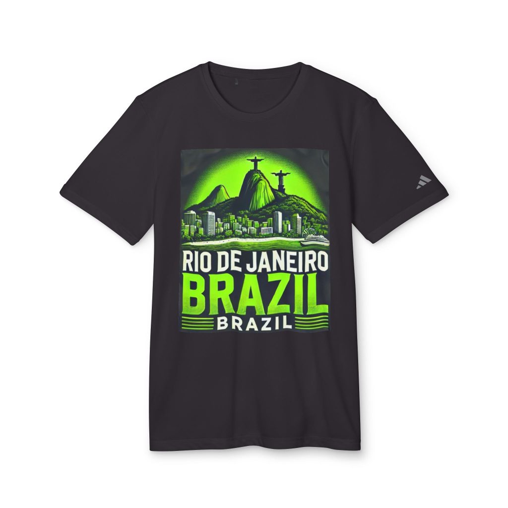 Rio de Janeiro Brazil Adidas Unisex Sport T-Shirt - Lightweight Athletic Tee for Travel and Outdoor Adventures