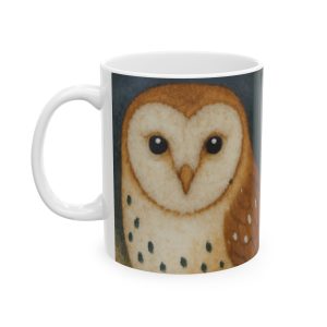 Whimsical Owl Ceramic Mug 123 - 11oz & 15oz Coffee Cup for Nature Lovers ~ 1dollarProfitOnly!+TopQuality!+Worldwide Trackable delivery!