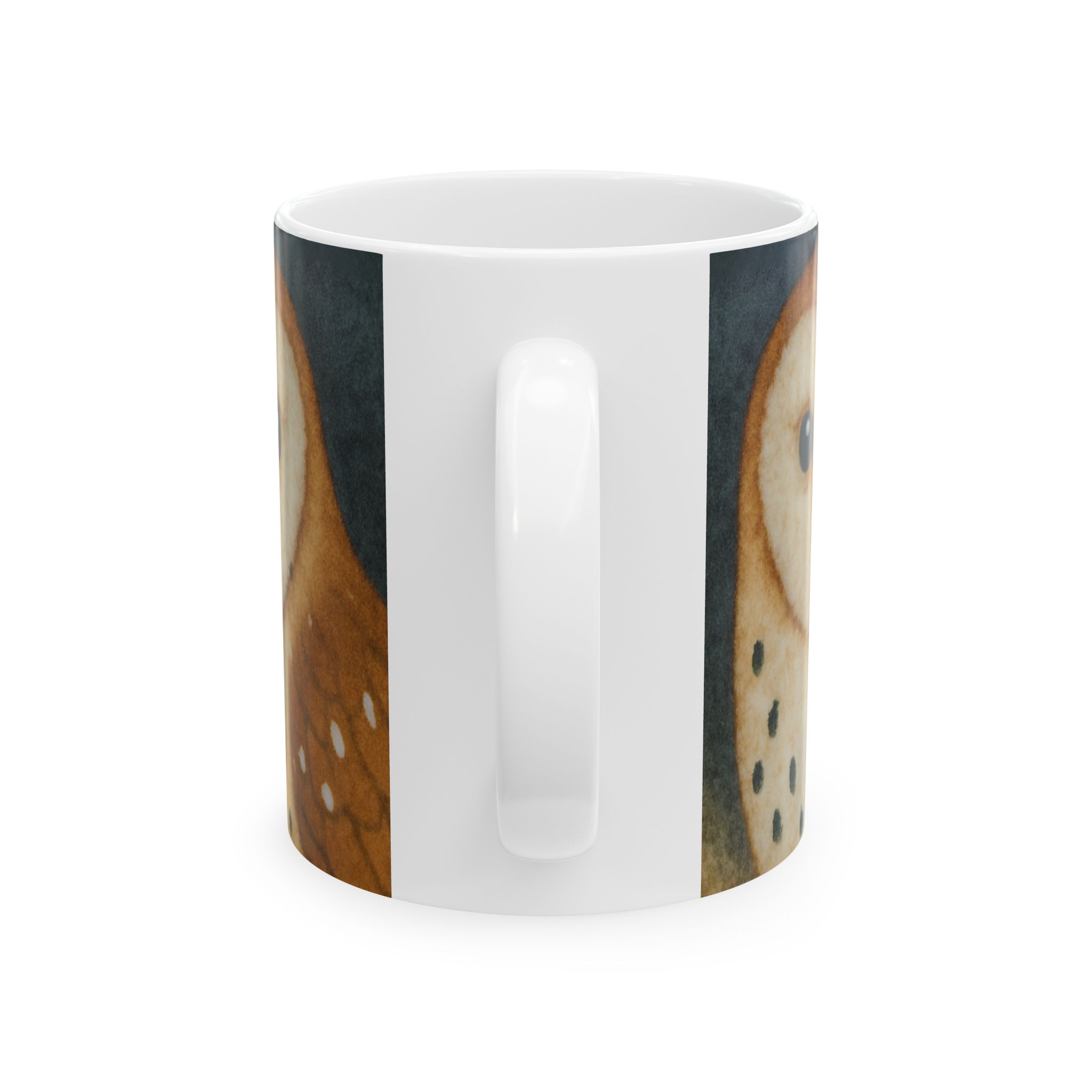 Whimsical Owl Ceramic Mug 123 - 11oz & 15oz Coffee Cup for Nature Lovers ~ 1dollarProfitOnly!+TopQuality!+Worldwide Trackable delivery! - Image 3
