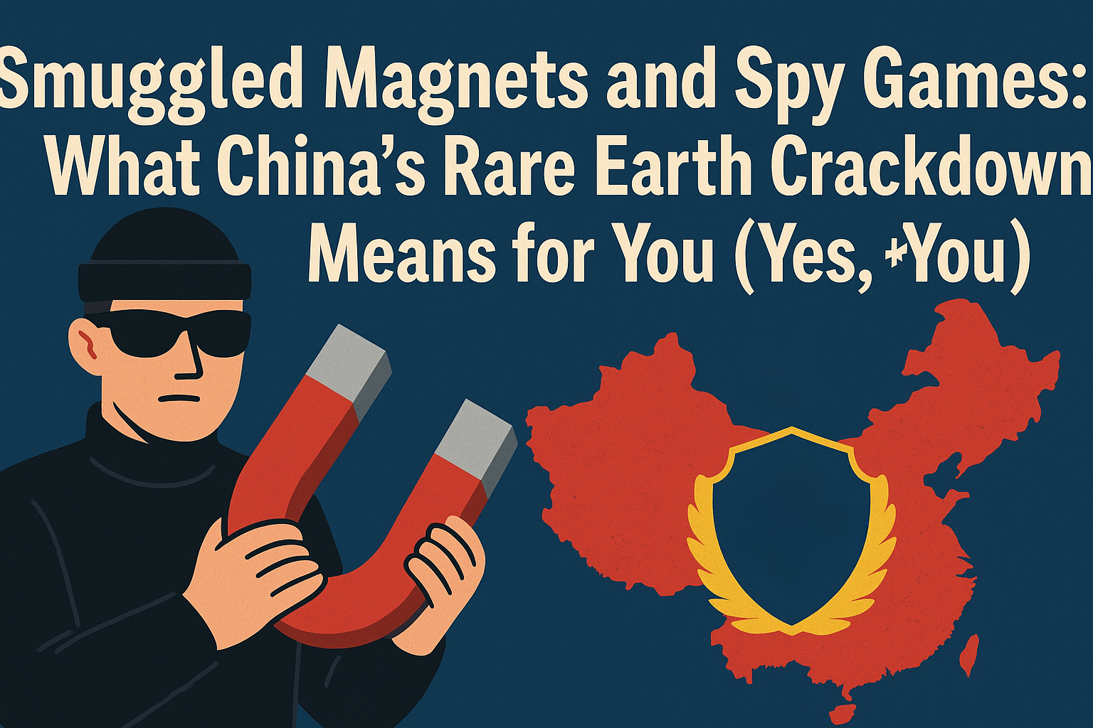 Smuggled Magnets and Spy Games: What China’s Rare Earth Crackdown Means for You (Yes, You)