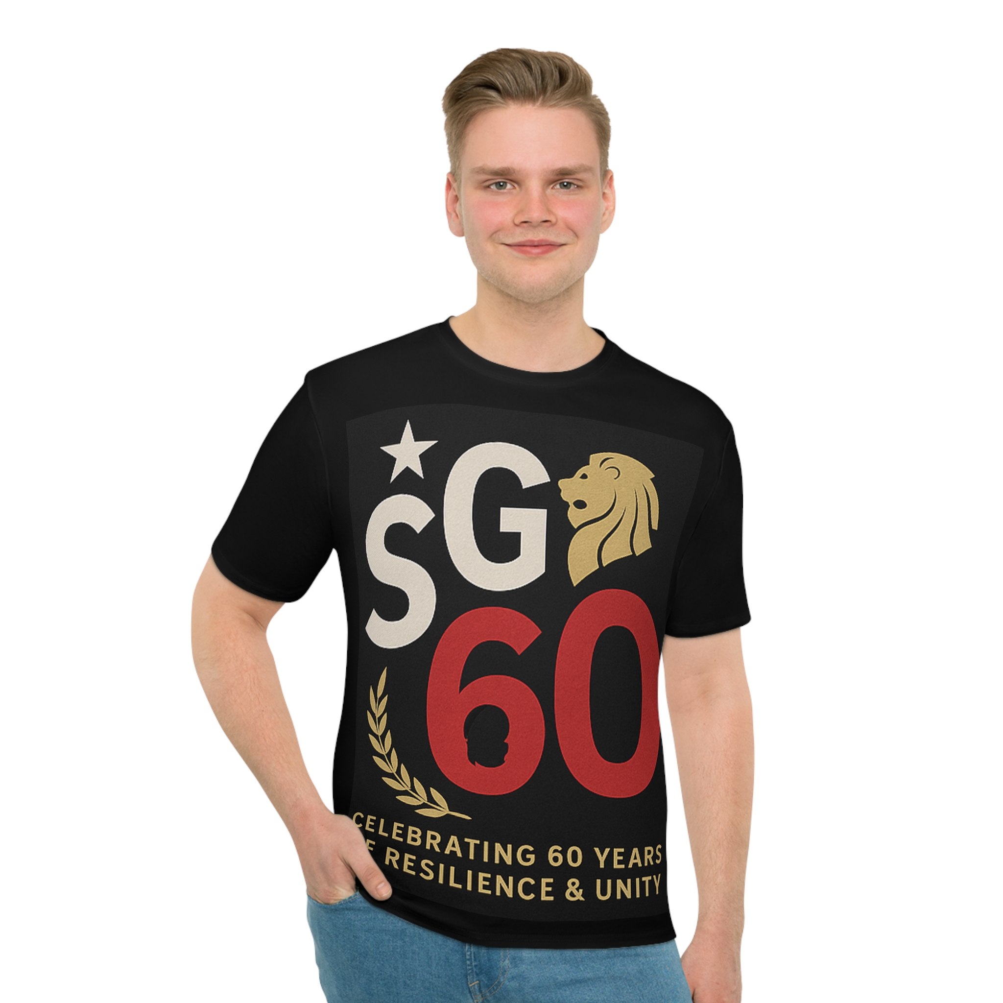 πΈπ¬ SG60 Commemorative Tee ( Available online worldwide, not available in physical locations ) - Image 3