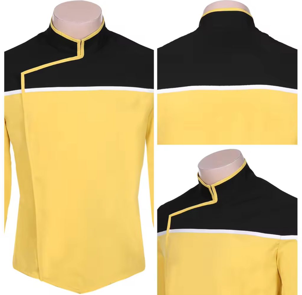 Star Trek: Lower Decks Season 1-Men‘s Uniform Cosplay Costume Shirt Top Only