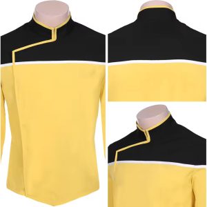 Star Trek: Lower Decks Season 1-Men‘s Uniform Cosplay Costume Shirt Top Only