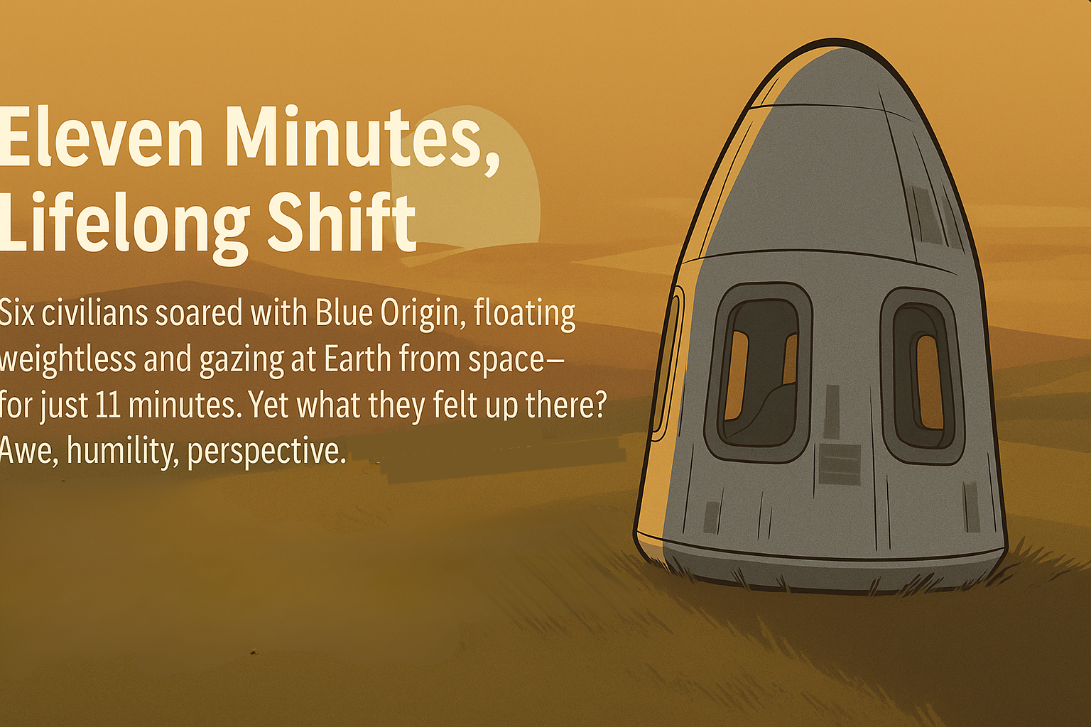 🌍 The Mission That Took Off… and Took Our Breath Away