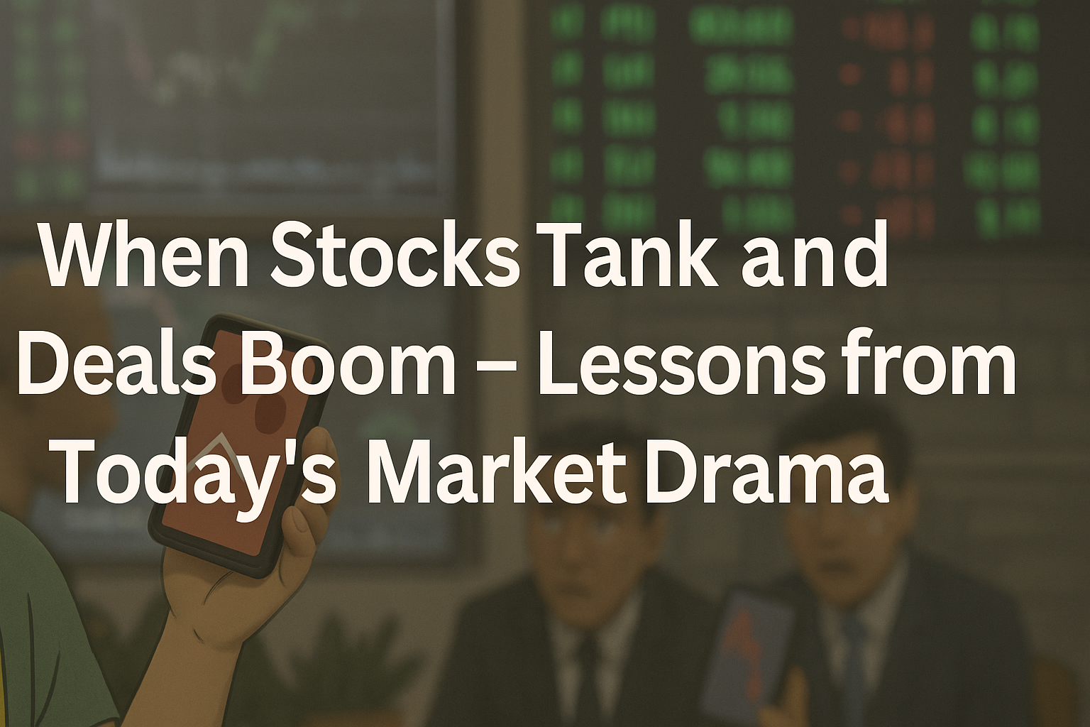 When Stocks Tank and Deals Boom: Lessons from Today’s Market Drama