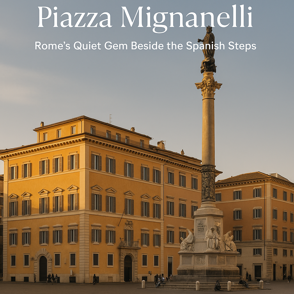 A Walk Through Piazza Mignanelli – Rome’s Quiet Gem Beside the Spanish Steps