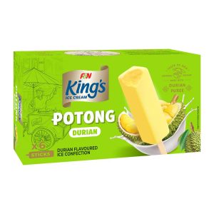 King's Potong Durian Flavoured Ice Confection - Frozen