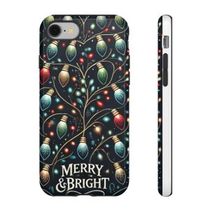 Phone Cover - Festive Lights Christmas Pattern with Twinkling Effect