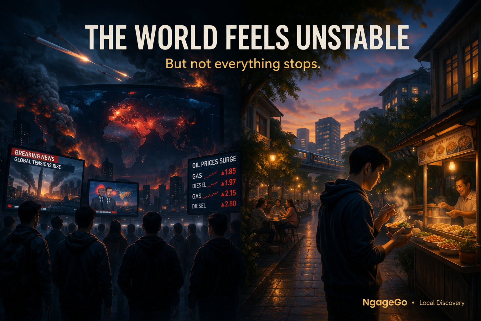 🌍 A World on Edge — But Not Everything Has Stopped