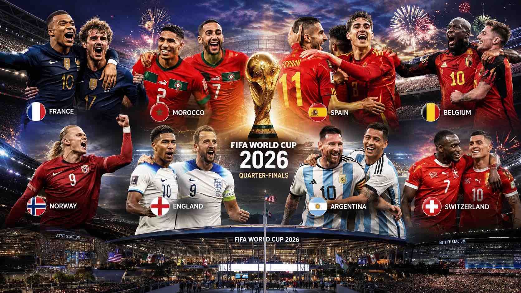FIFA World Cup 2026: Eight Teams. One Trophy. Countless Stories.