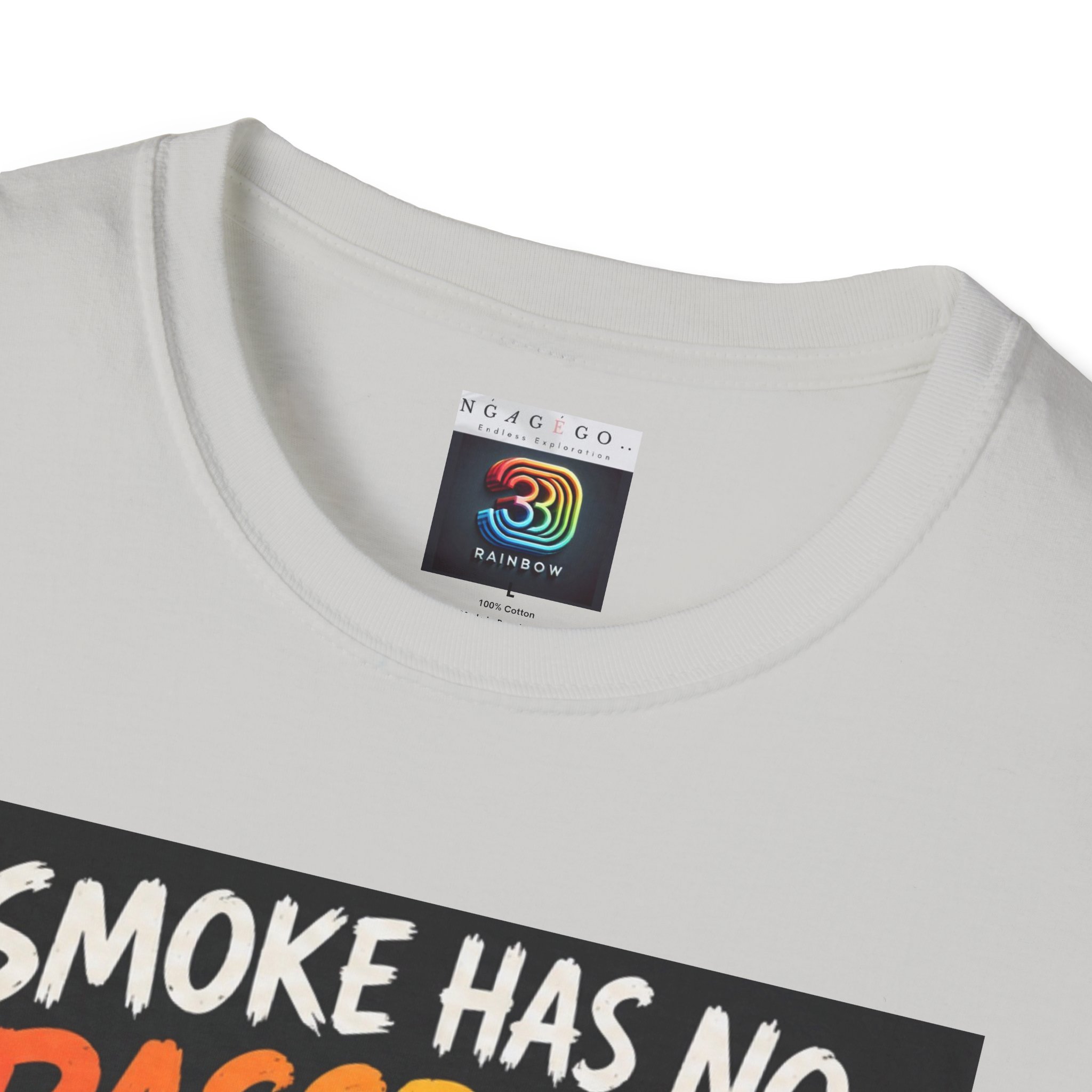Smoke Has No Passport Unisex Softstyle T-Shirt - Series 2 - Image 13