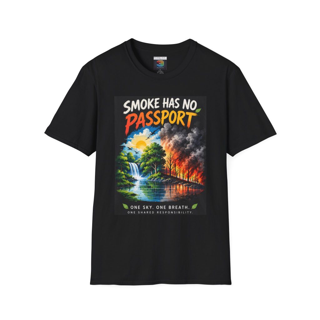 Smoke Has No Passport Unisex Softstyle T-Shirt - Series 2