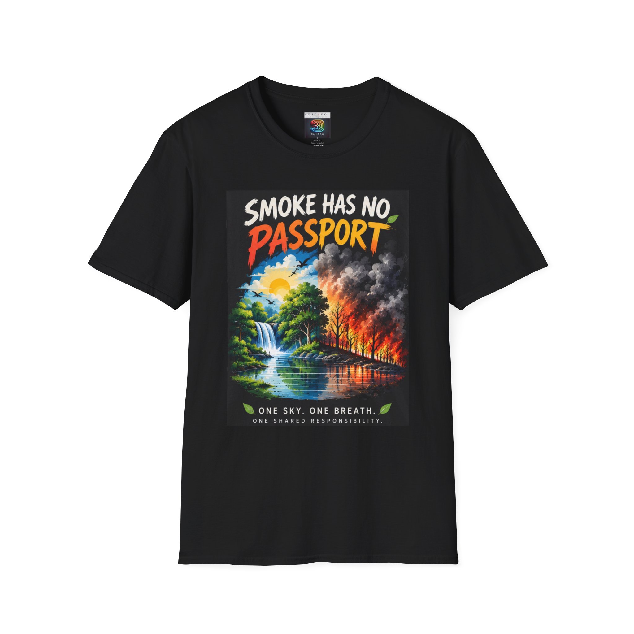 Smoke Has No Passport Unisex Softstyle T-Shirt - Series 2